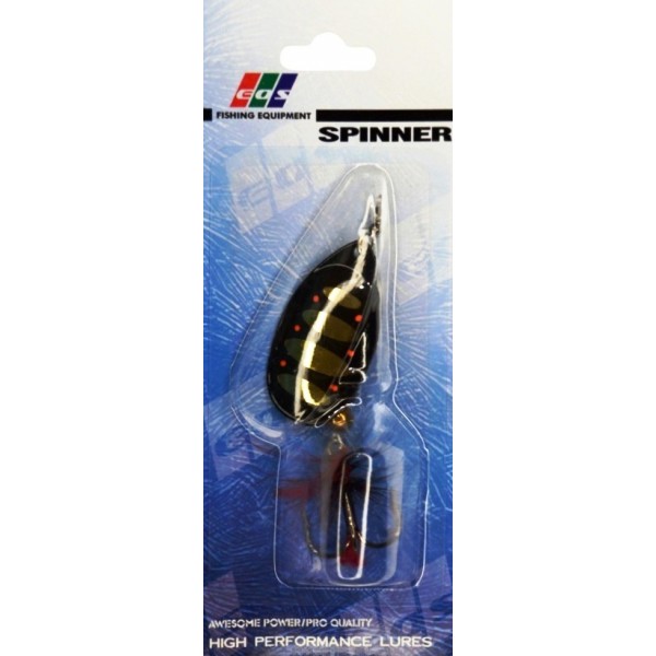 Блешня на хижу рибу, обертова, EOS S150055, вага 17г, колір GS181003